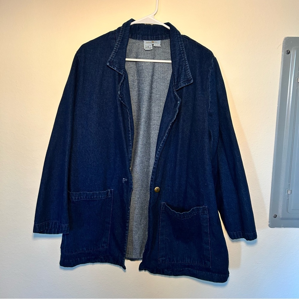 Vintage Hunter Dark Blue Denim Jacket